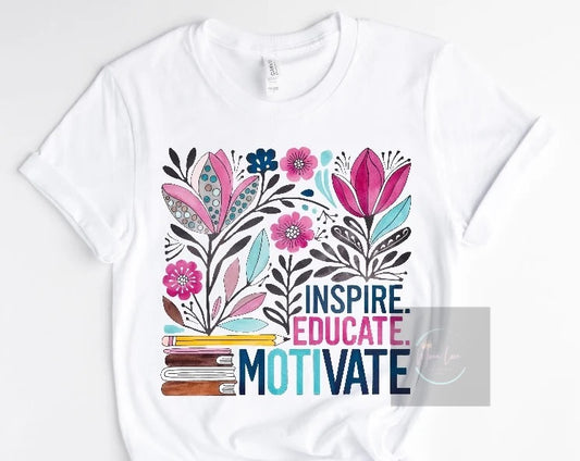 Inspired Motivate DTF Transfer